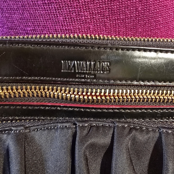 MZ Wallace Black Shoulder Bag with Gold Accents - Picture 4 of 13